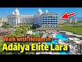 Adalya elite lara hotel uall inclusive antalya walking tour travel vlog  adalya elite lara
