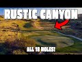 All 18 holes at las best public golf course  rustic canyon golf vlog