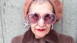 80 Year Old Woman With Amazing Sunglasses