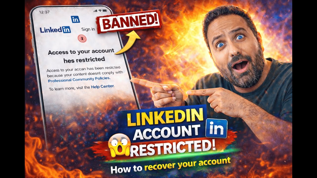 My Linkedin account got restricted. | How to Recover a Restricted ...