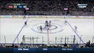 Tyler Johnson Rush Backhand Goal (Lightning vs Coyotes)