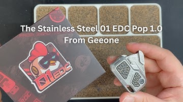 Unboxing The Stainless Steel 01 EDC Pop 1.0