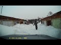 Pajero 4 Снега по крышу гаража Snow on the garage roof