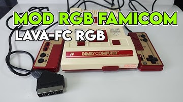 Instalação do MOD RGB LAVA FC no Family Computer Famicom NESRGB Nintendinho Japonês