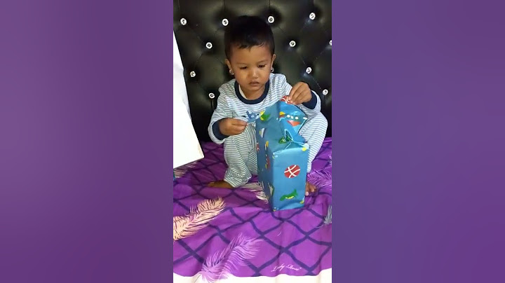 Unboxing Kado Ulang Tahun dari Ayah Ibu