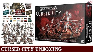 CURSED CITY UNBOXING - What’s In The Box? Warhammer Quest Cursed City Unboxing - Close Look Contents