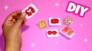 como hacer Carne en Miniatura para muñecas Barbie | How to make doll meat