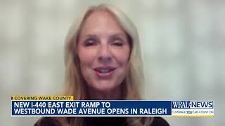 New I-440 East exit ramp to Westbound Wade Avenue opens in Raleigh