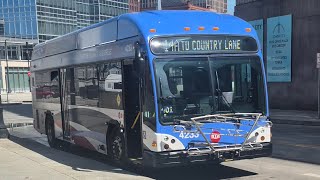 RTA Ride Rt 14A Kinsman to Country Lane #4233 2025 Gillig BRT+CNG 40' 