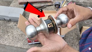 Cylindrical lock step by step installation process ||  cylindrical lock kaise fitting karte he ||