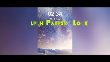 Allah Pattern Lock | | Allah Name Pattern Lock how to create