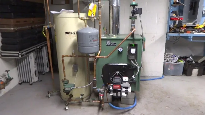 oil boiler replacement 2 zones repipes with storag...