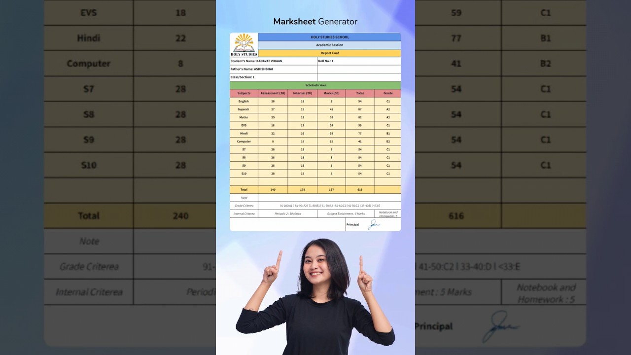 How to create marksheet with Google Sheets, FAST? ⚡ 
