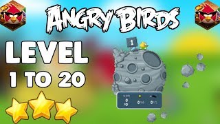 Angry Birds Space Break Impact 1 Level 1 To 20 Full Gameplay (3 Stars) screenshot 5