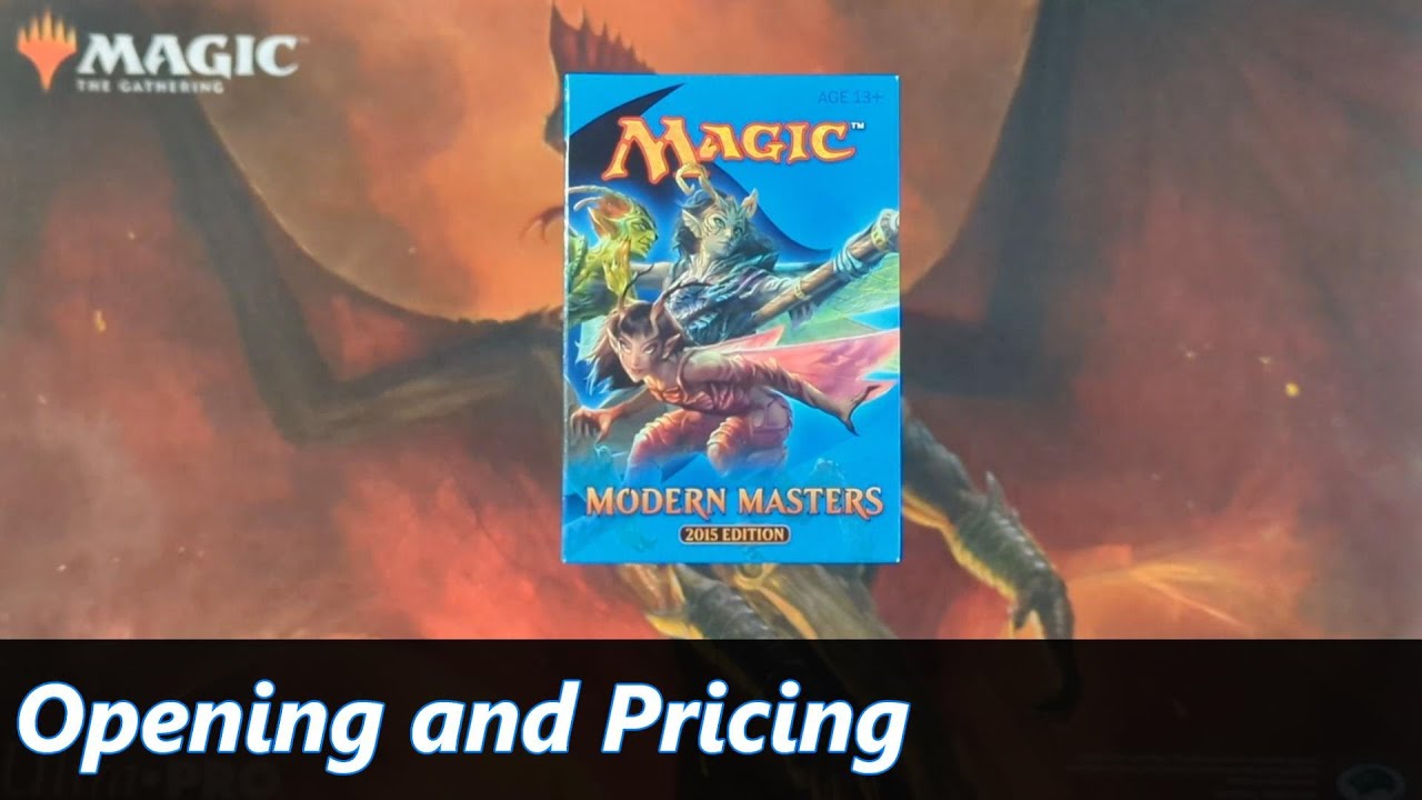 Modern Masters 2015 モダンマスターズ　3袋　未開封 mtg Modern Masters 2015 モダンマスターズ 3袋 未開封 mtg Magic