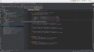 تهيئة android studio وبرمجة الة حاسبة في لغة kotlin