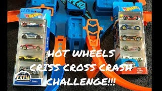 HOT WHEELS Criss Cross Crash Challenge!!!