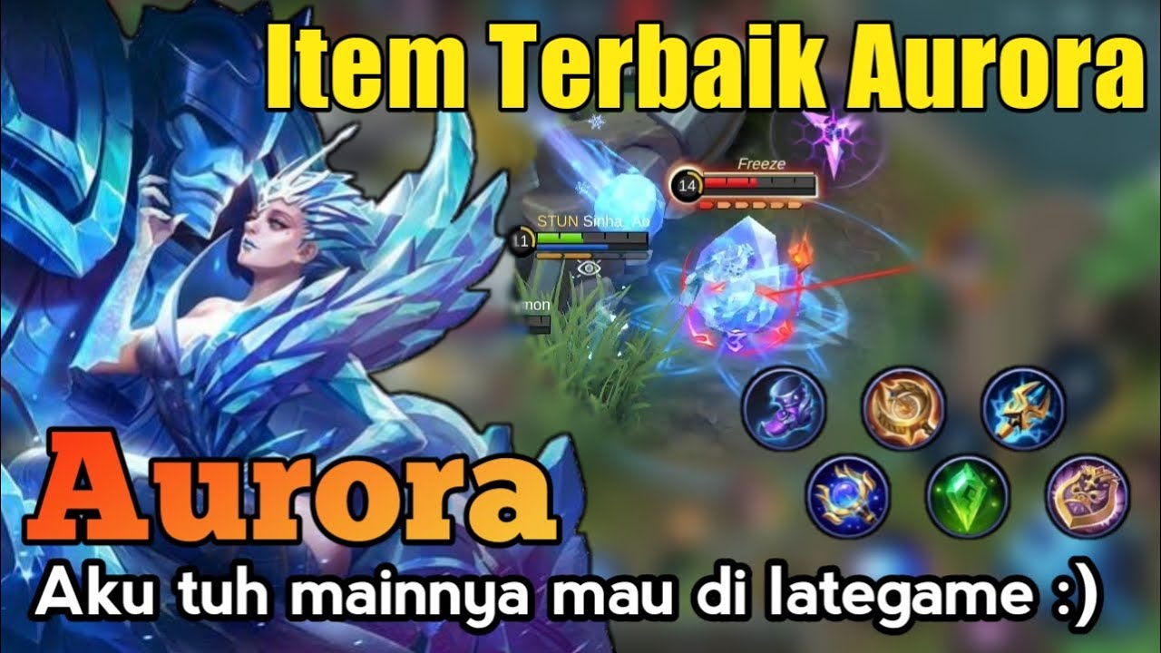 Aurora Pakai Build Ini Oper Power Juga | Aurora Best Build 2021 | Aurora Mobile Legends