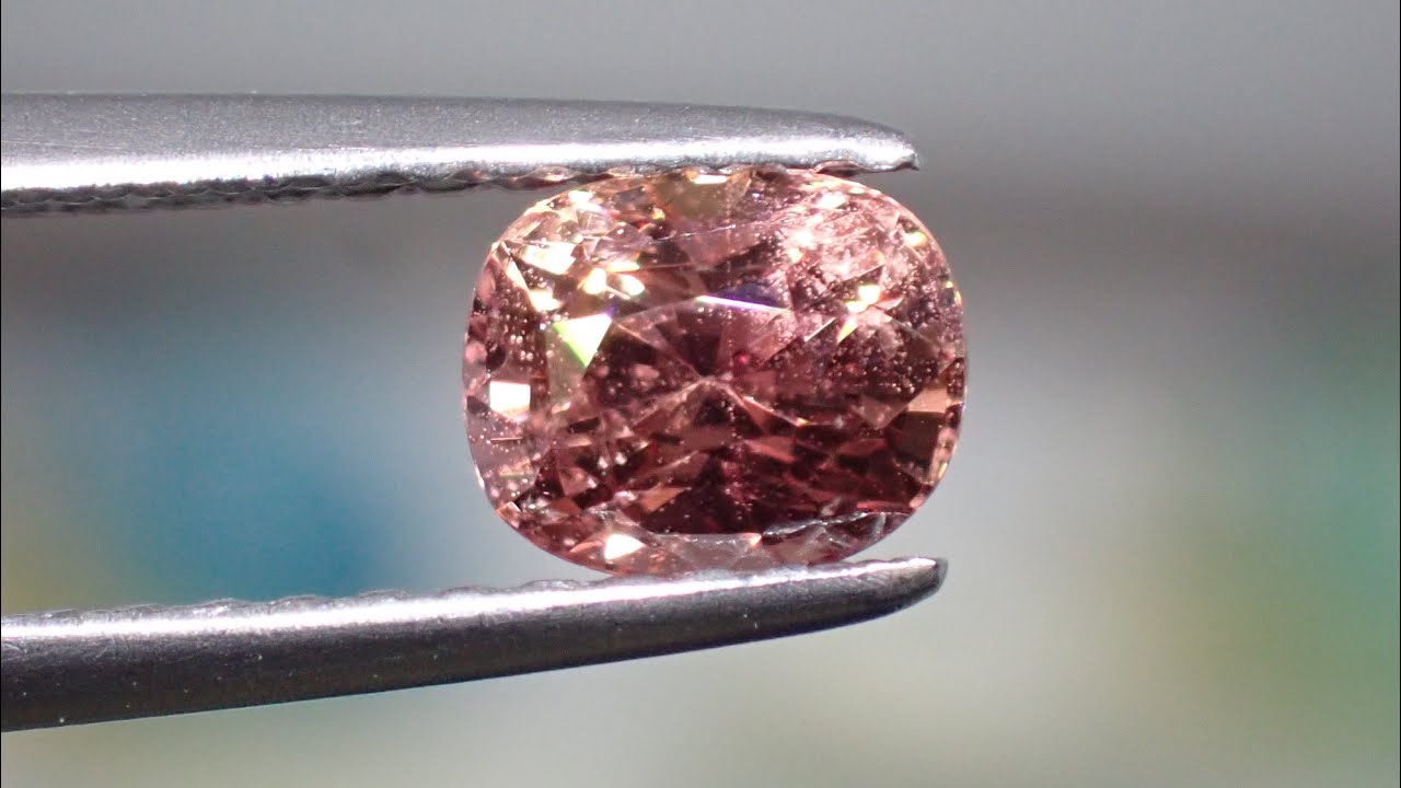 AIGS鑑別書付き☆肌なじみの良いパパラチアサファイア 0.77ct | 宝石つむり