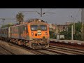 "AMRIT BHARAT WAP-7 LOCOMOTIVE " Leading 12303 POORVA EXPRESS | Train Video | Indian Railways |