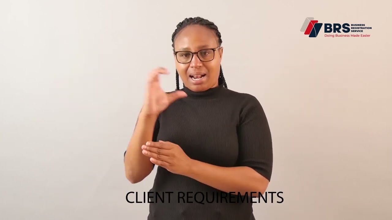 Business Registration Service (BRS) Service Charter in Kenya Sign Language #KSL #BRS