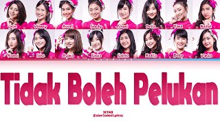 JKT48 – Tidak Boleh Pelukan Lyrics (Color Coded Lyrics)