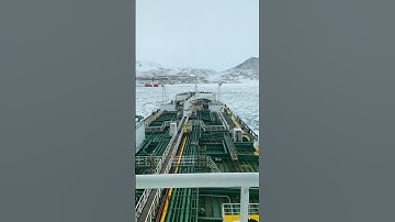 OPERATION DEEP FREEZE 2024 - ICE CHANNEL GOING IN TO MCMURDO