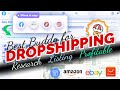 Dropshipping product research listing tool chrome extension  ovszoncom