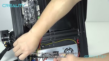 Service tutorial CR 6 SE Z axis motor wirings replacement