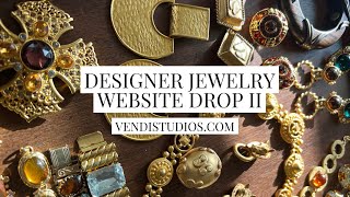 RARE DESIGNER JEWELRY / Website Drop VENDISTUDIOS.COM