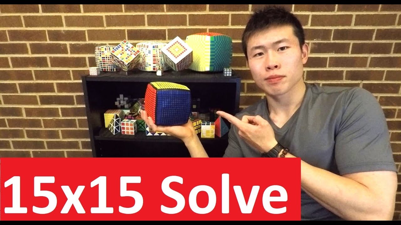 15x15 Rubik's Cube Solve Time Lapse YouTube