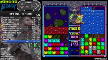 Tetris Attack vs. Hardest Difficulty in 13:18