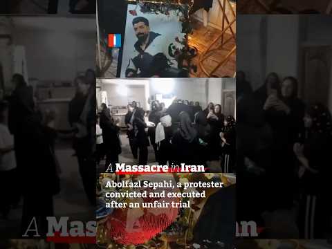 Abolfazl Sepahi, a protester convicted and executed after an unfair trial
