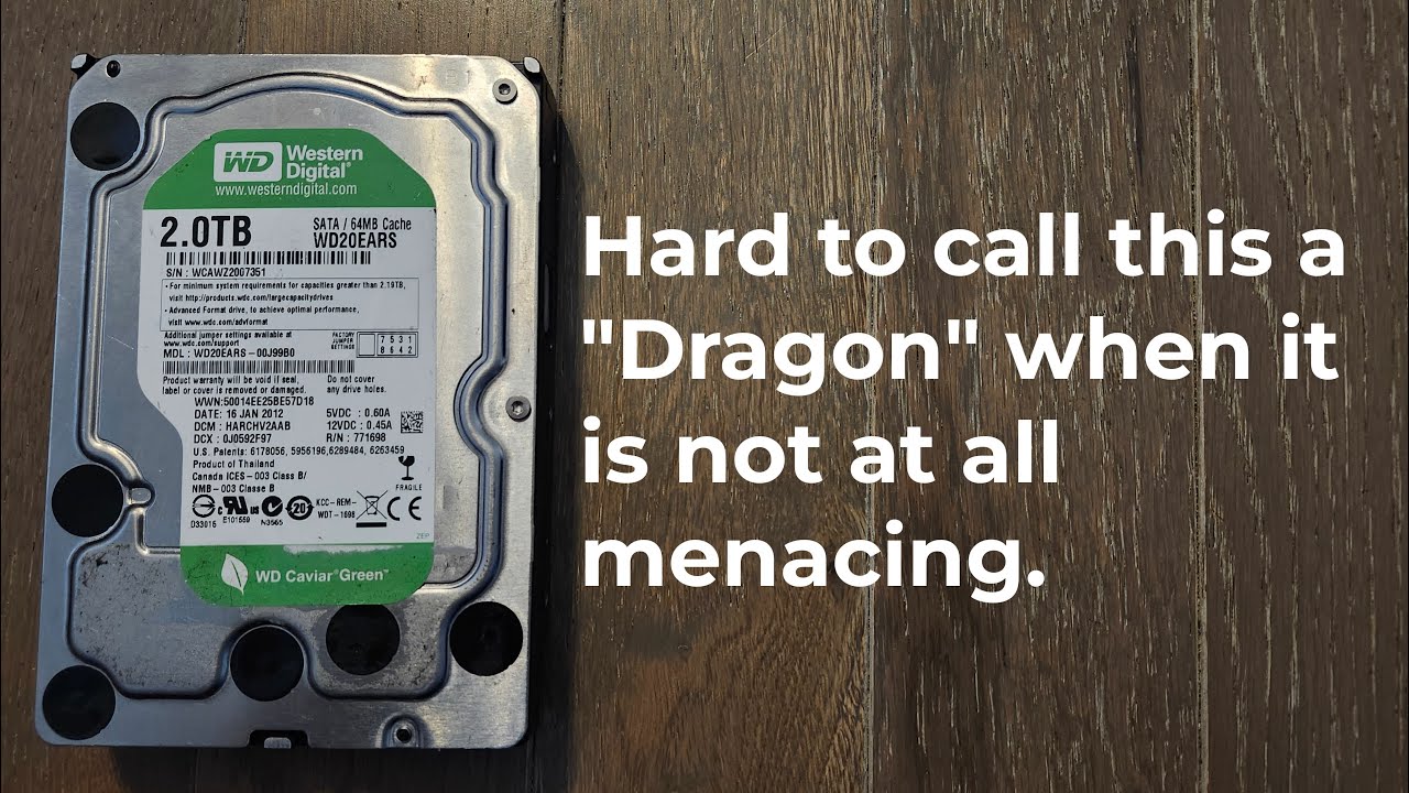 Hard Drive Sounds: Western Digital Caviar Green WD20EARS-00J99B0