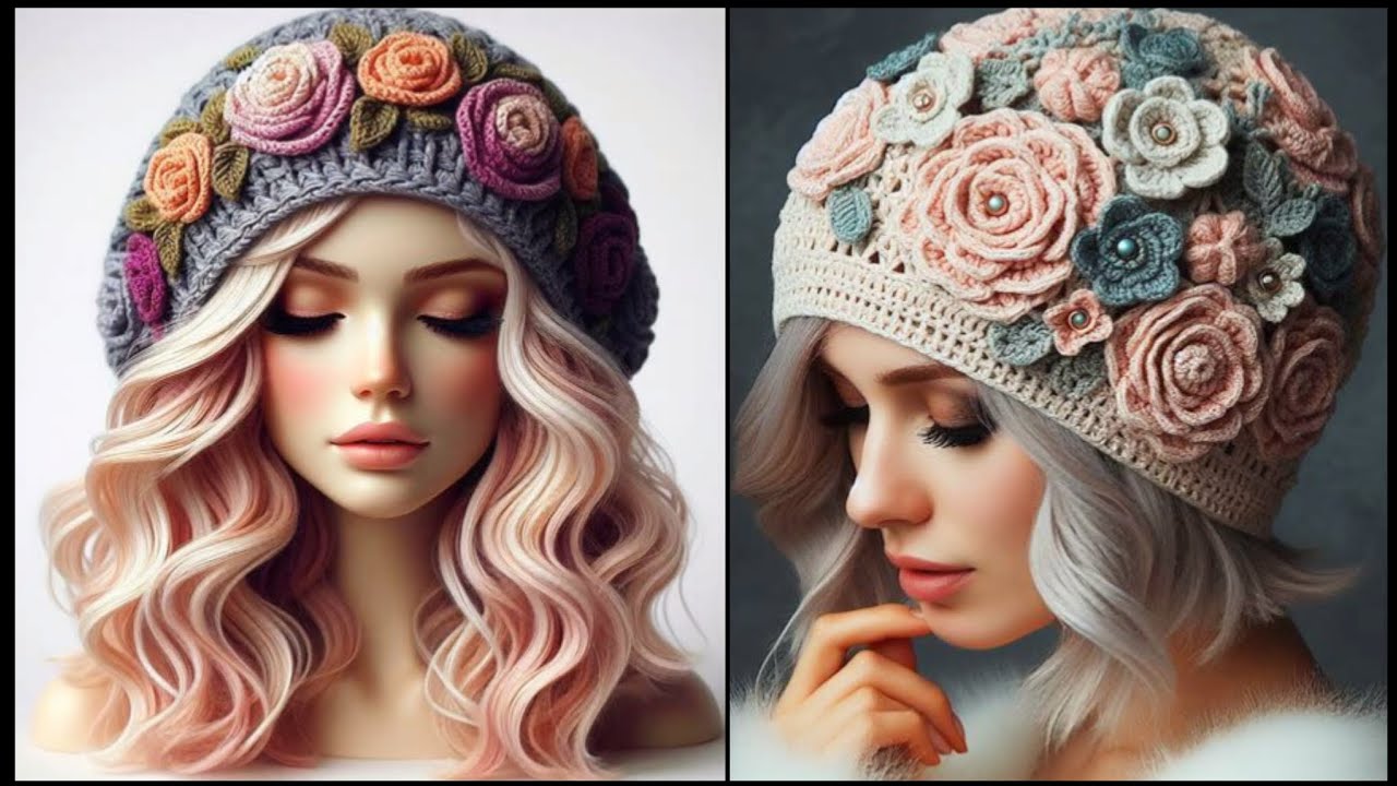 Latest Cap Design Handmade Crochet Cap Hats Design Girls Favourite latest-cap-design-handmade-crochet-cap-hats-design-girls-favourite