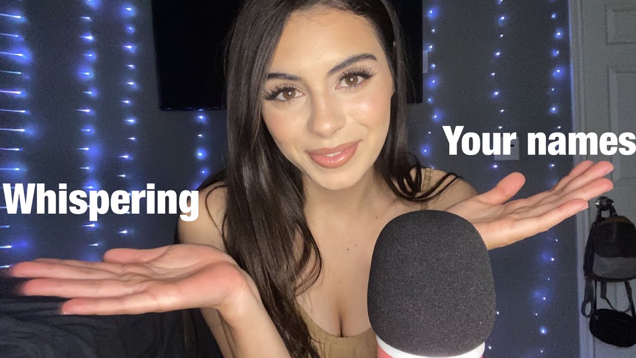 Asmr| whispering my subscribers names🫶