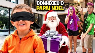 O DAVI CONHECEU O PAPAI NOEL! magia do Natal