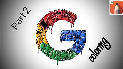 Making Google Logo With Doodle Art| Autodesk Sketchbook Speed paint