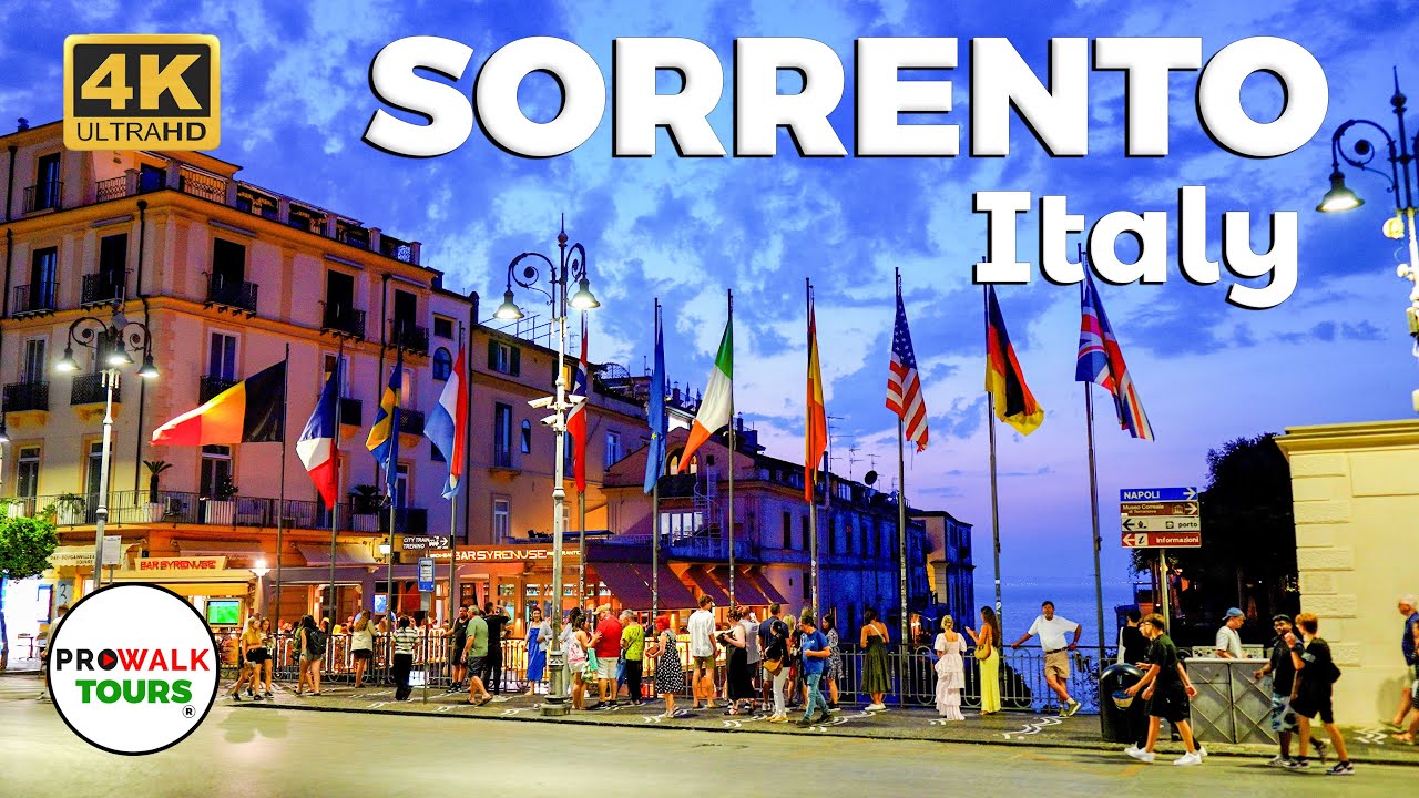 🇮🇹 SORRENTO, ITALY – Breathtaking Evening Stroll Through the Amalfi Coast’s Cliffside Gem | 4K – Video