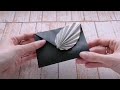 Конверт открытка с пером оригами | открытка оригами | paper craft origami #Shorts