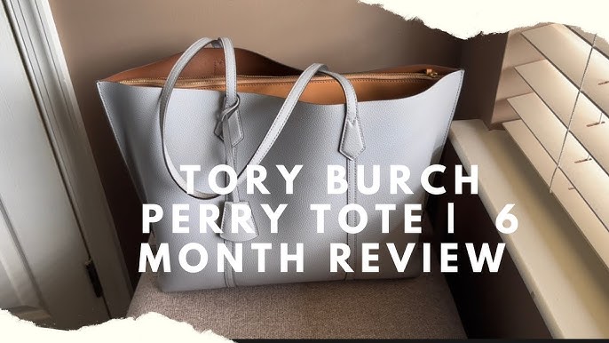 tory burch perry tote grey