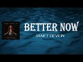 Janet Devlin - Better Now (Lyrics)