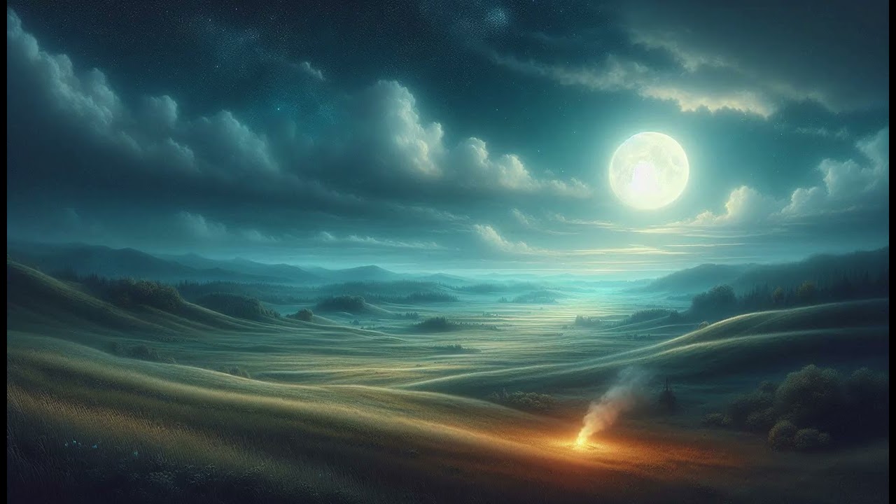 Medieval Fantasy Ambience for Focus & Reflection | The Watchfire in the Silent Fields