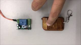 How to Pair Between RF Transmitter Remote Kit With RF Receiver Control Kit Controller Receiver Directions Rf Tunable