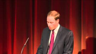 Prince William African Cats premiere speech