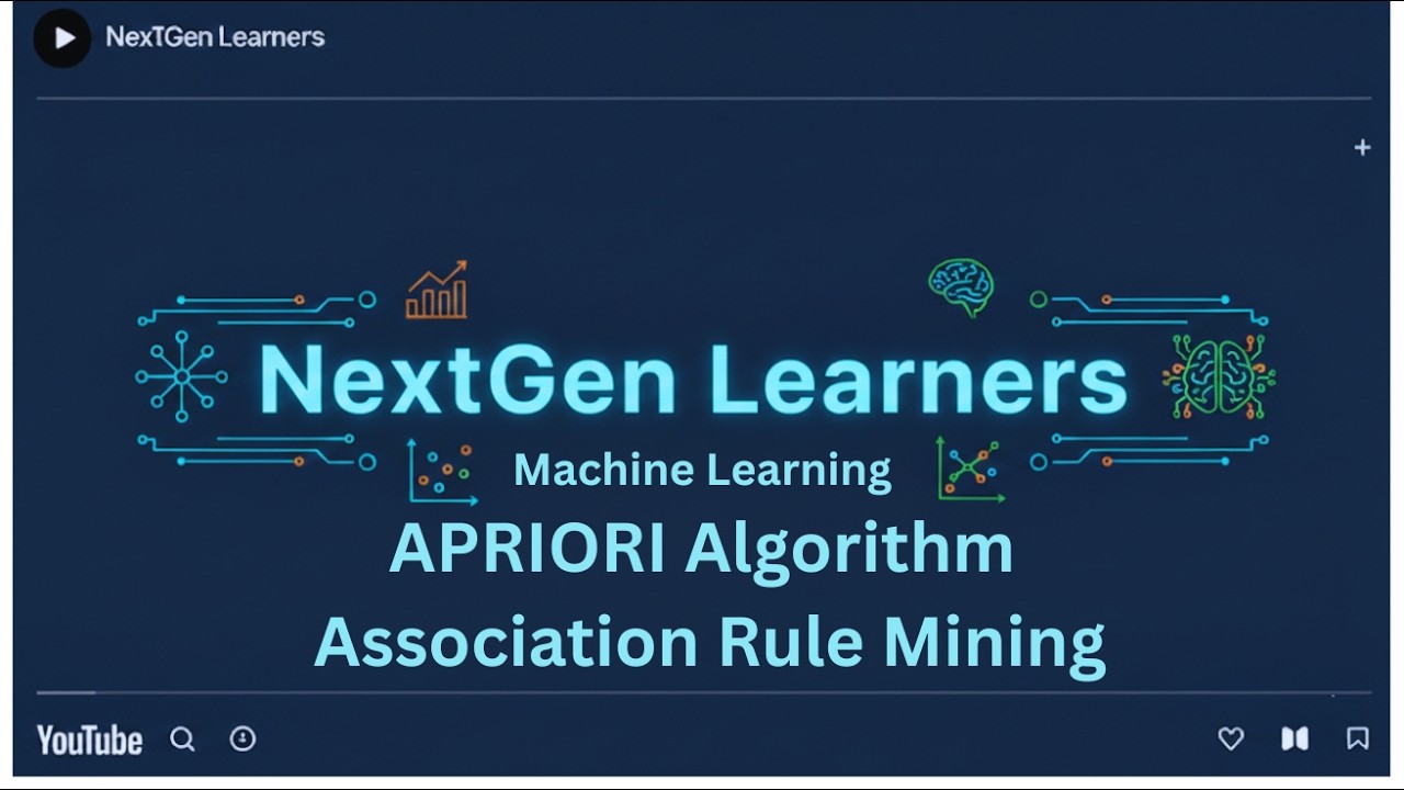 learn machine learning | association rule learning -... Apriori Algorithm | Association Rules, Support & Confidence Explained ...
