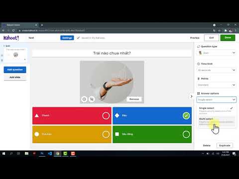 Video: Làm thế nào để làm một bài kiểm tra trên kahoot?