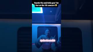 Yuntie Tia said this gon’ be her at the YB concert 😂 #spikedteatalk #viral #nbayoungboy