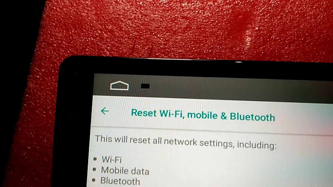 Setting WIFI Android ORCA YouTube