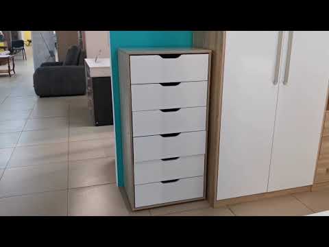 171495 "Комод №9М". Цвет: дуб сонома/белый. 171495 "Комод №9М". Цвет: дуб сонома/белый.